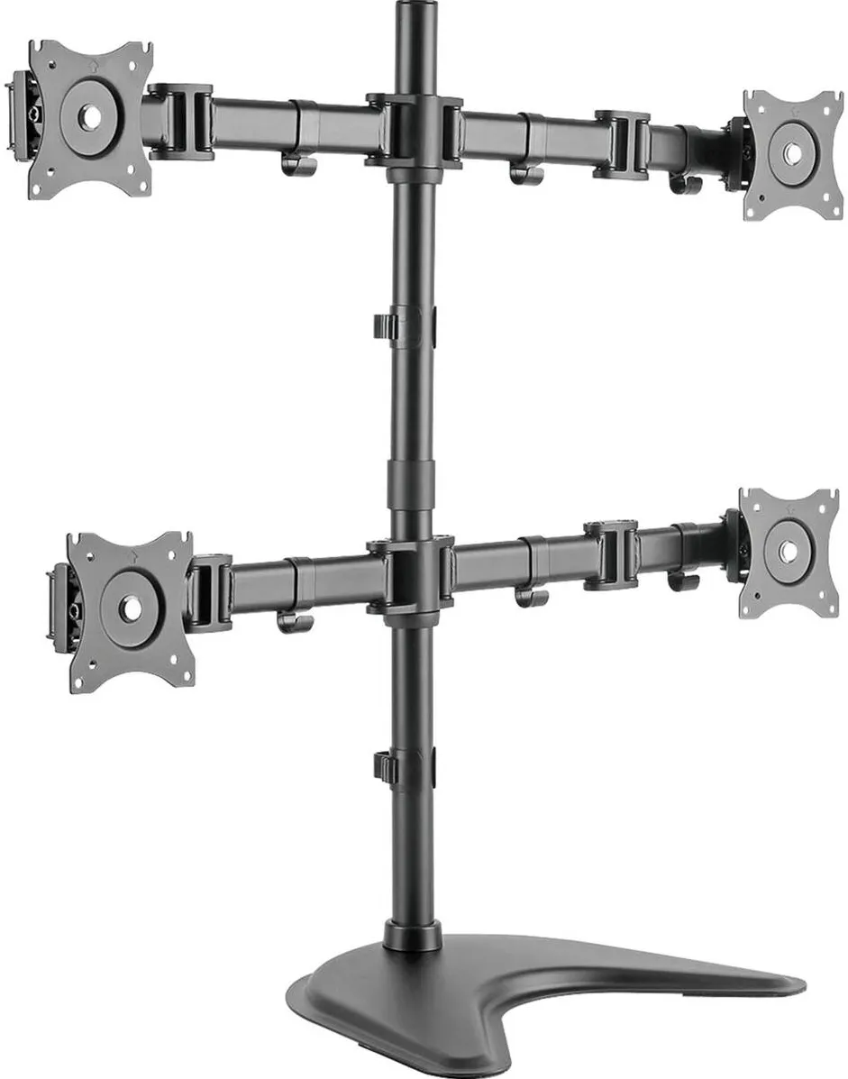 Suport TV / Monitor Assmann Universal Monitor Stand, 4xLCD, 27'', max. load 8kg, adjustable and rotated 360