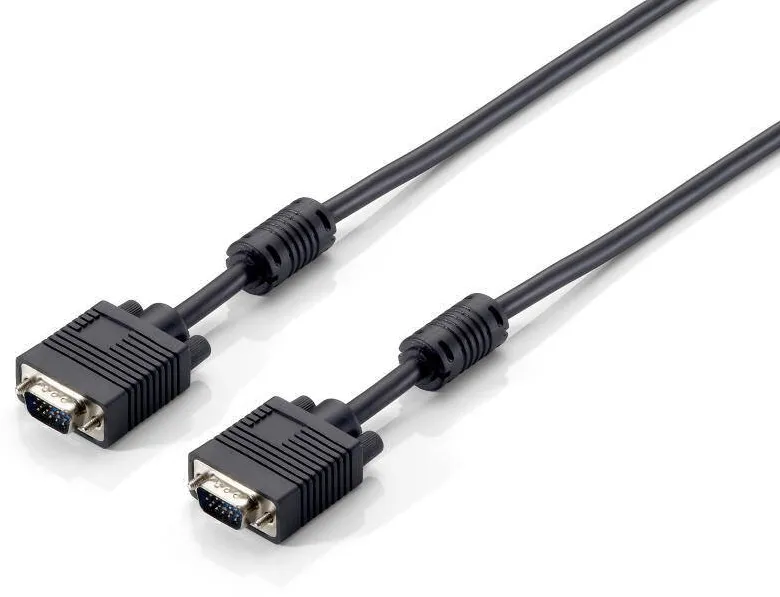 EQUIP Cablu VGA HD15m/HD15m ferrite core 5m Negru