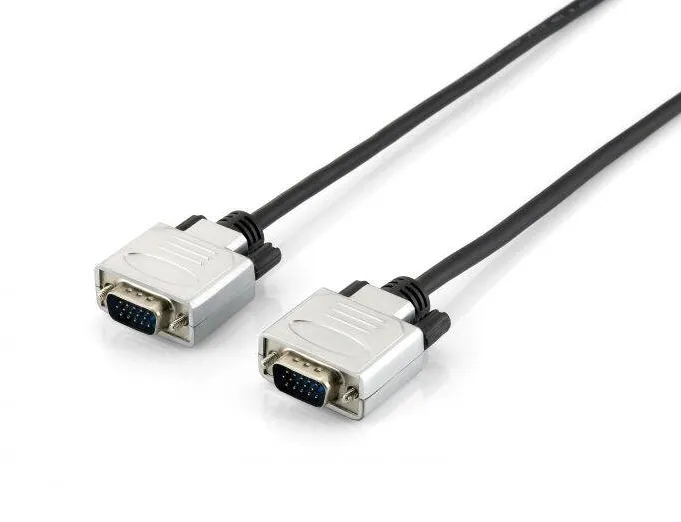 EQUIP Cablu VGA Premium HD15m/HD15m Ferrite core Double Shielded 15m Negru
