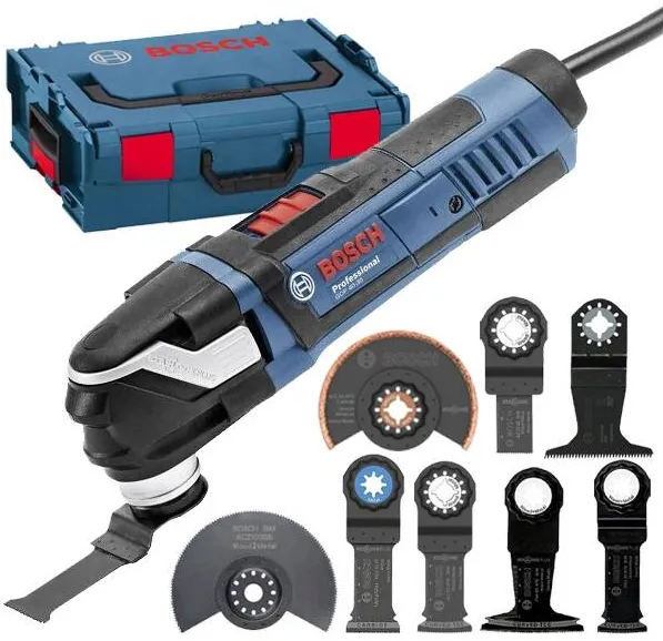 BOSCH GOP 40-30 - Multicutter, 400 W, prindere rapida accesorii, led iluminare, turatie constanta, turatie reglabila, valiza speciala, accesorii