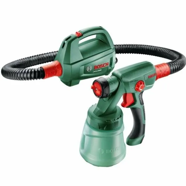 BOSCH PFS 2000 - Pistol de vopsit, 440 W, 0.8 l, 200 g/min, utilizare cu vopsea lavabila
