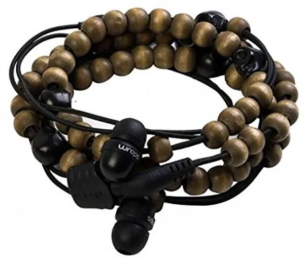 Casti In-Ear Wraps Limited Edition 159865, Cu Fir, In-Ear, Microfon, maro