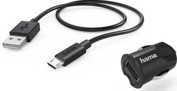 HAMA Hama Inc.auto USB,2.4A,ngr, 178382