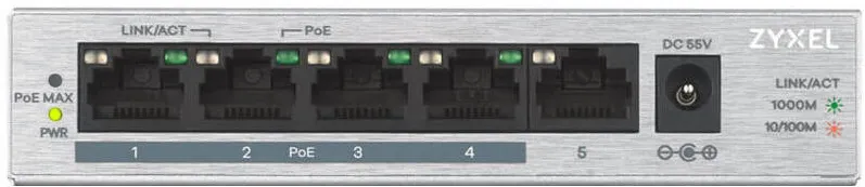 Switch ZyXEL Gigabit GS1005HP