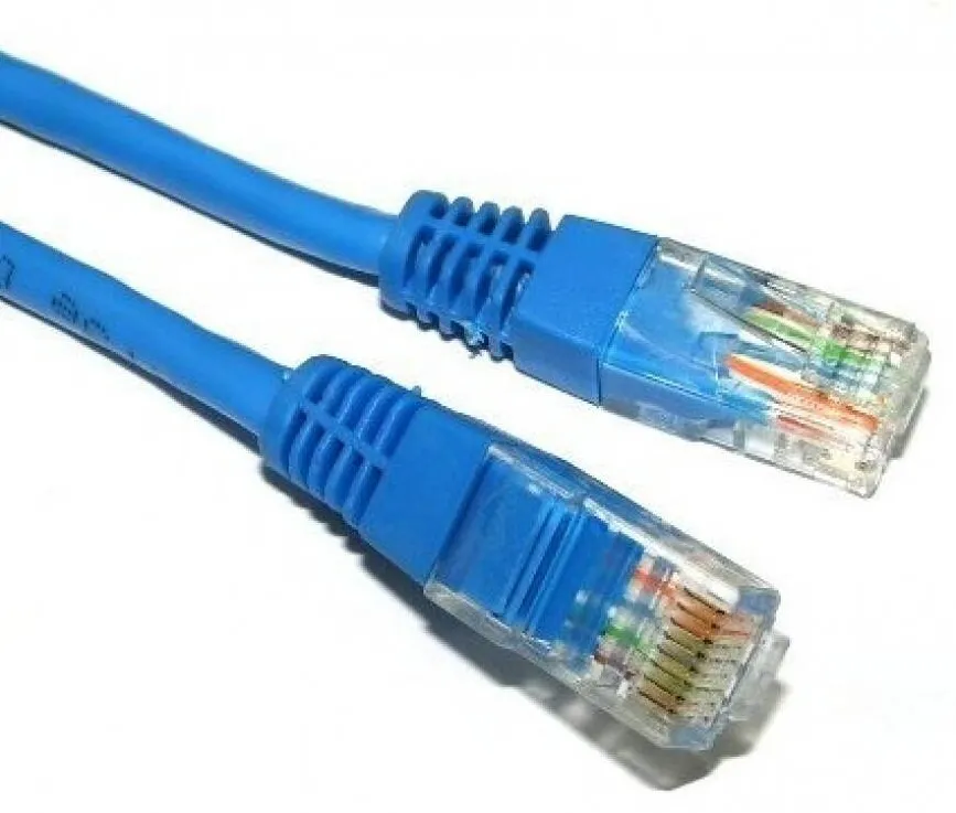Cablu Spacer PATCH CORD  UTP SPACER Cat5e,  1m,  albastru, SP-PT-CAT5-1M-BL