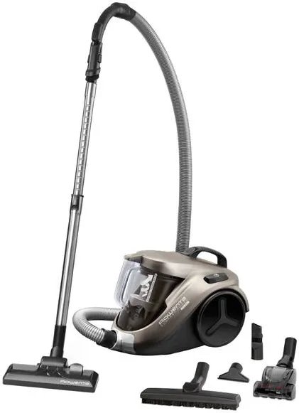 Aspirator ROWENTA fara sac, Compact Power Cyclonic RO3786 + Accesoriu pentru blana animale, 750W, 1.5L