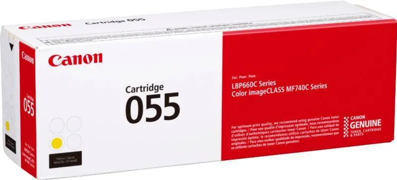 Toner imprimanta Canon CRG-055 Yellow