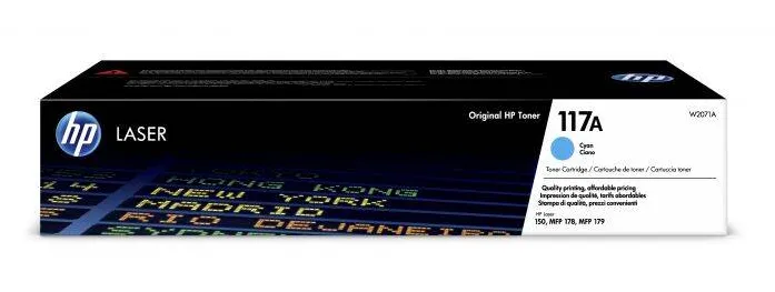 Toner imprimanta HP 117A Cyan