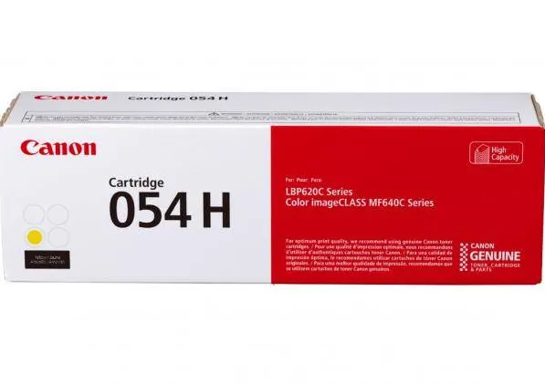 Toner imprimanta Canon 054H Yellow