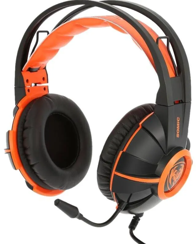 Casti Over-Head Somic Gaming G905 Black