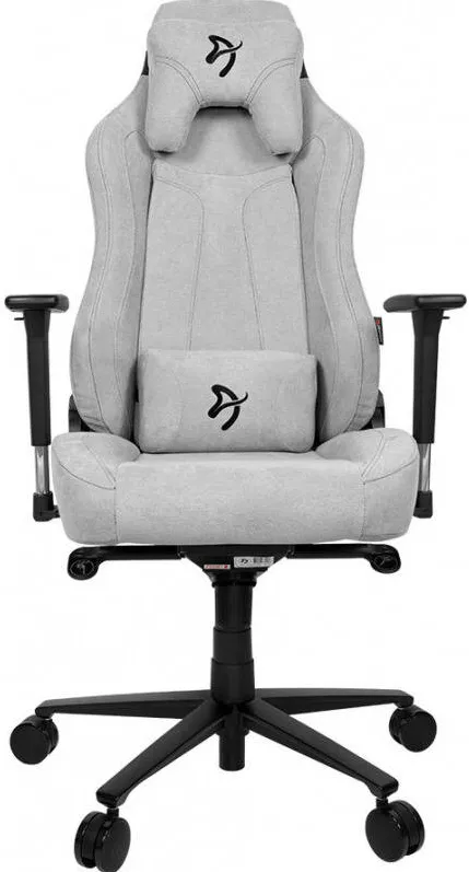 Scaun Gaming Arozzi Vernazza Soft Fabric Light Gray