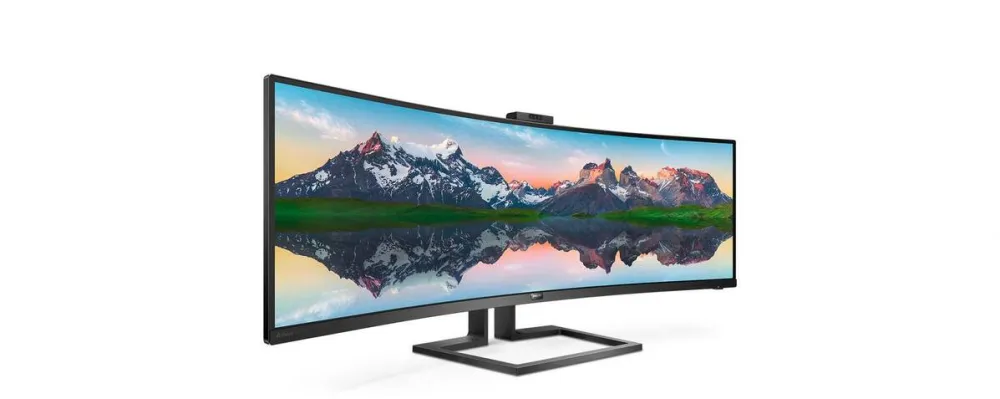 Monitor Philips LED 499P9H Curbat 48.8 inch 5 ms Black USB C 60Hz