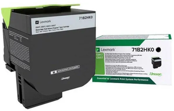 Toner imprimanta Lexmark 71B2HK0 Negru