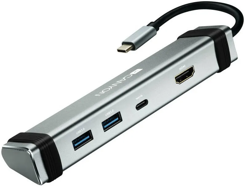 Docking Station CANYON Multiport Universal USB Tip C 4-in-1, 60W
