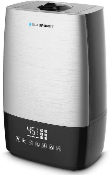 Blaupunkt Umidificator de aer AHS801, Rezervor 5 l, 400ml / h, display LCD, Argintiu/ Negru