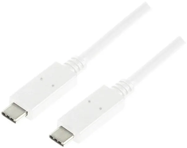 Logilink USB-C Male la USB-C Male, 1 m, White