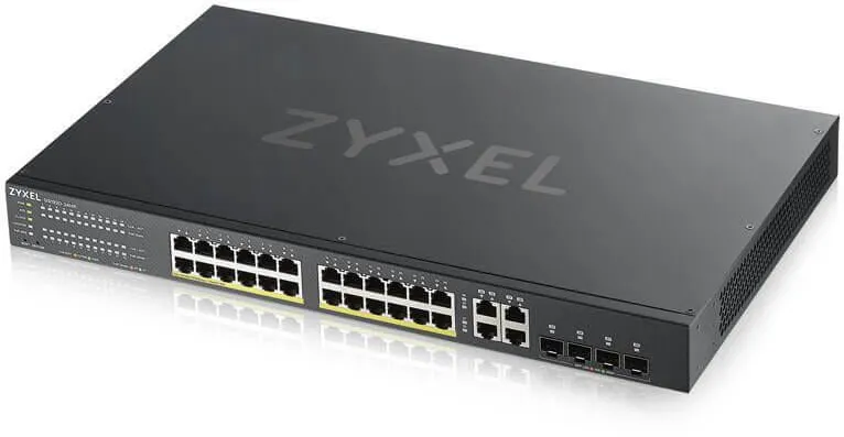 Switch ZyXEL GS1920-24HPv2 24-port GbE Smart Managed PoE Switch 4x GbE combo (RJ45/SFP)