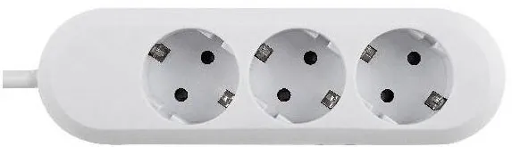 BACHMANN Prelungitor Smart 387.271R 3 prize Schuko Cablu 3m Alb
