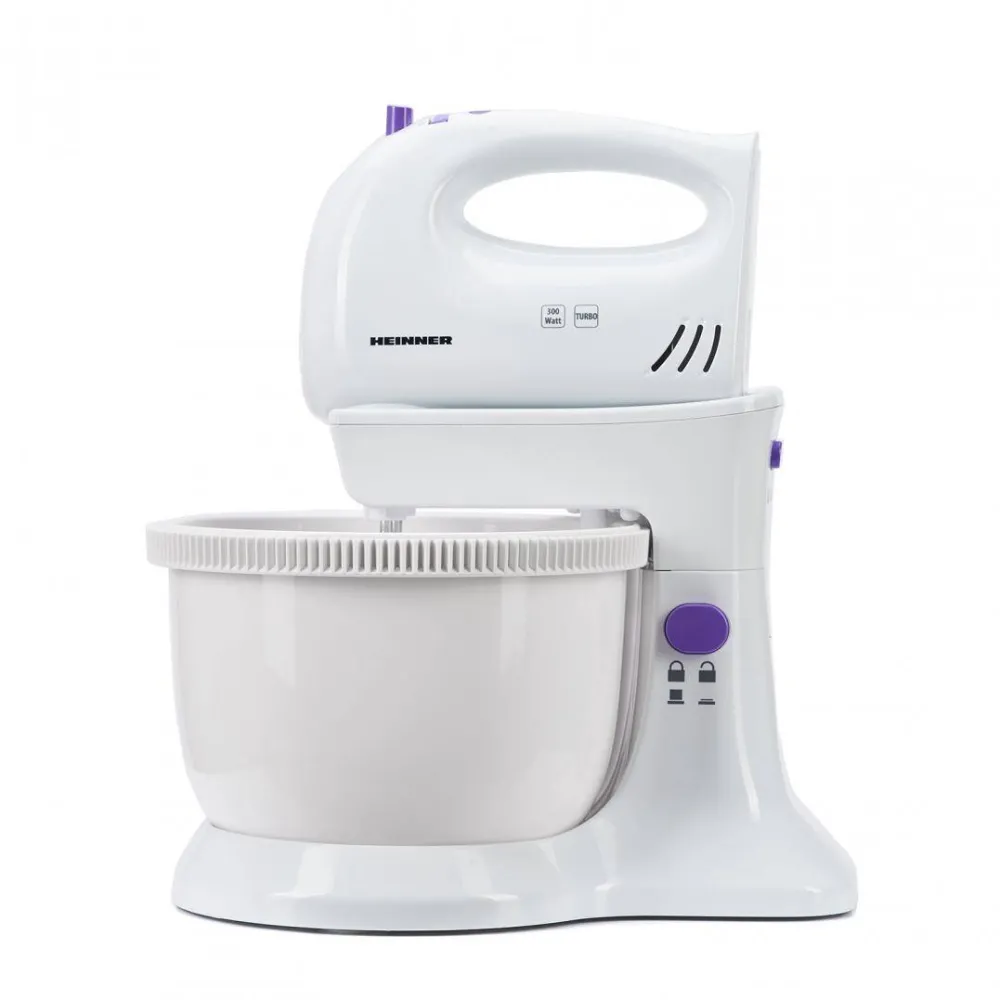 HEINNER Mixer cu bol, Ultraviolet HMB-350UV, 300W, 2.5L