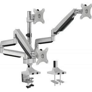 Suport TV / Monitor Logilink BP0052, 13 - 27 inch, argintiu