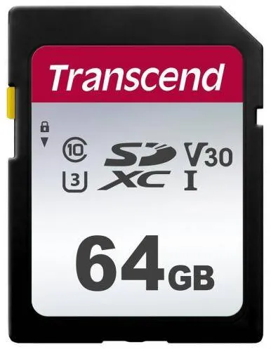 Card de Memorie Transcend SDC300S SDXC, 64GB, Clasa 10