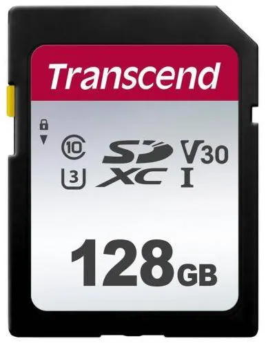 Card de Memorie Transcend SDC300S SDXC, 128GB, Clasa 10