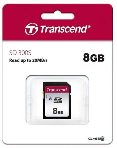 Card de Memorie Transcend SDC300S SDHC, 8GB, Clasa 10