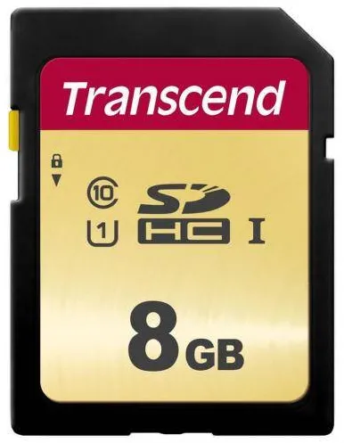 Card de Memorie Transcend SDC500S SDHC, 8GB, Clasa 10