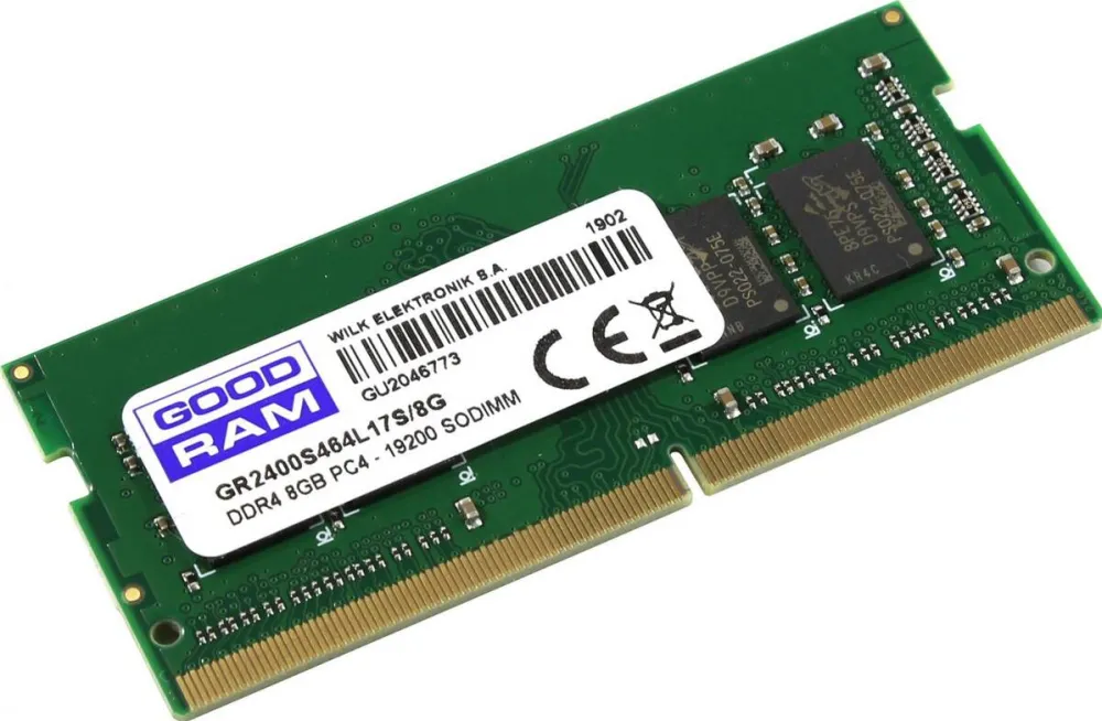 Memorie Laptop GOODRAM 8GB, DDR4, 2400MHz, CL17, 1.2v