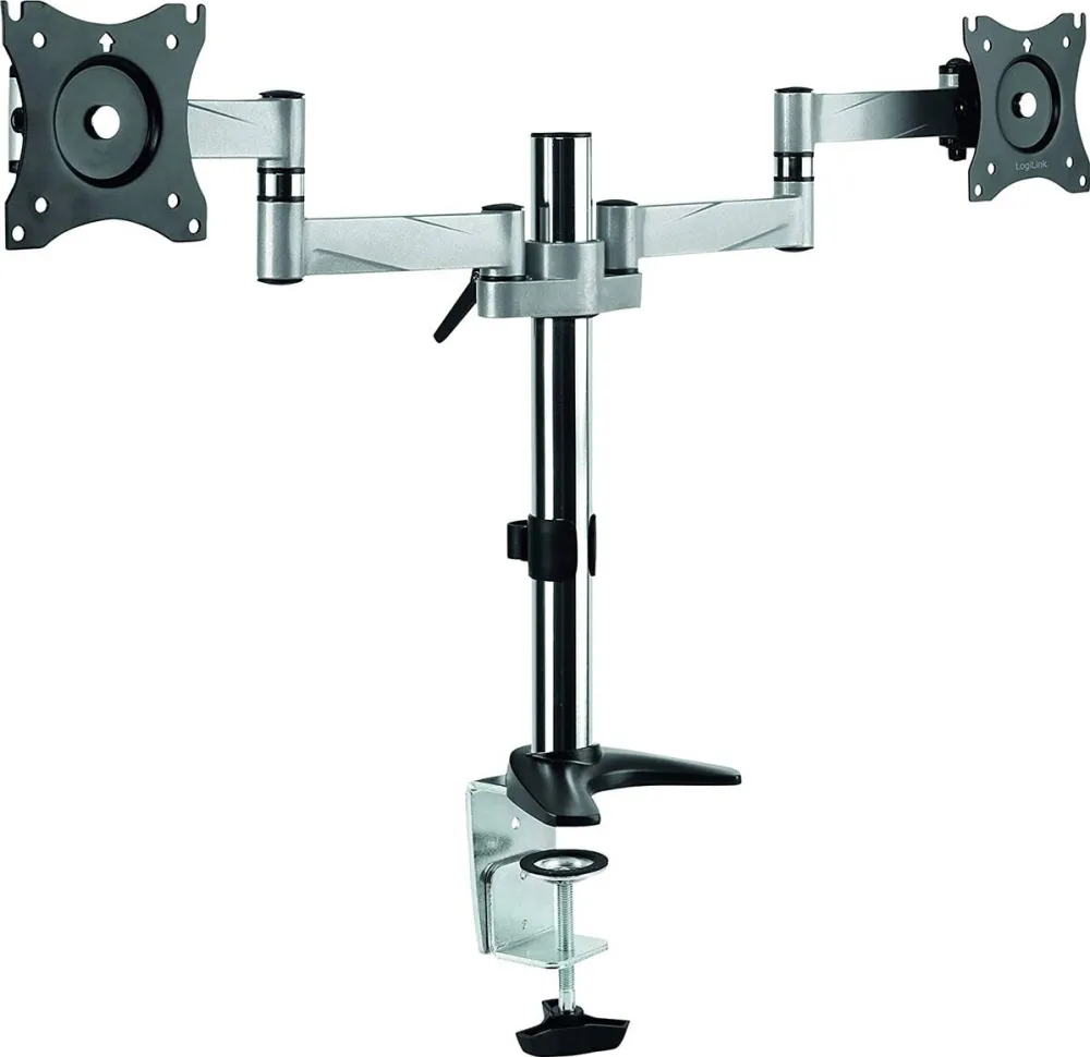 Suport Monitor Logilink Dual alumium desk