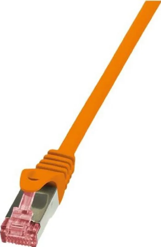 Cablu Logilink LOGILINK - Patchcord Cablu Cat.6 S/FTP PIMF PrimeLine 0,5m, portocaliu