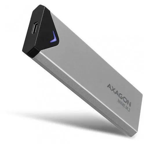 Rack SSD AXAGON EEM2-UG2 M2 NVMe USB 3.2 Gen 2 Type-C Silver