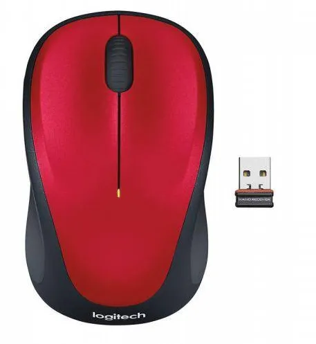 Mouse LOGITECH M235 wireless Red/Black