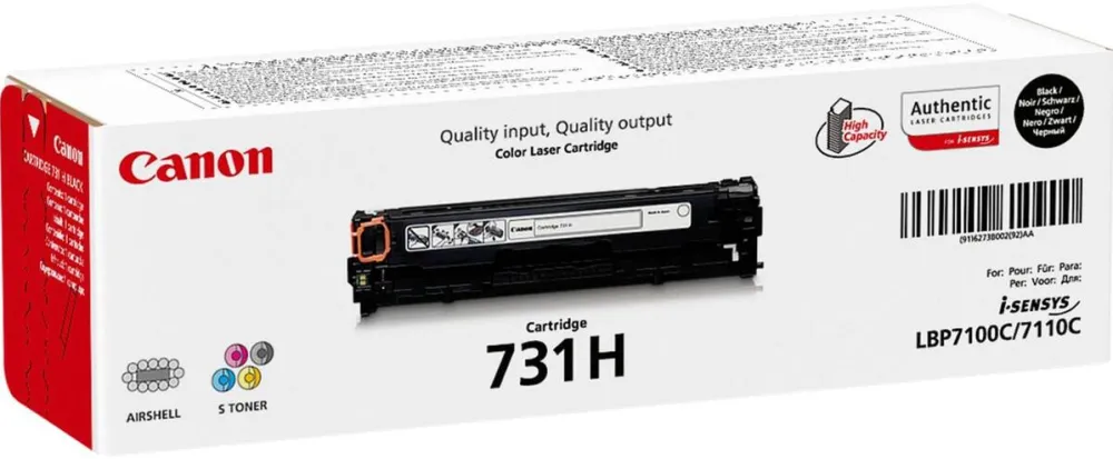Toner imprimanta Canon 731H black High Capacity