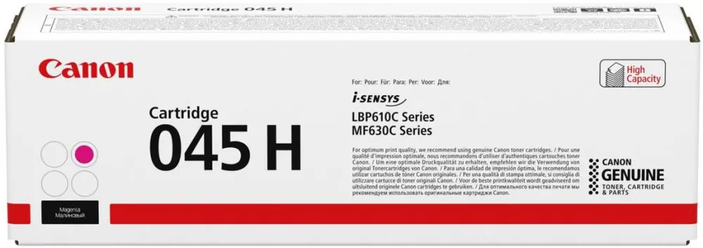 Toner imprimanta Canon 045 H Magenta