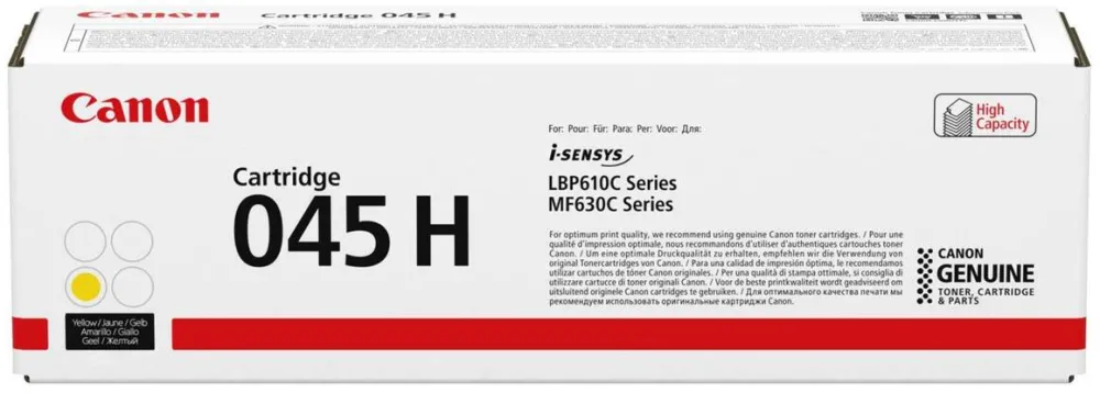 Toner imprimanta Canon 045 H Yellow