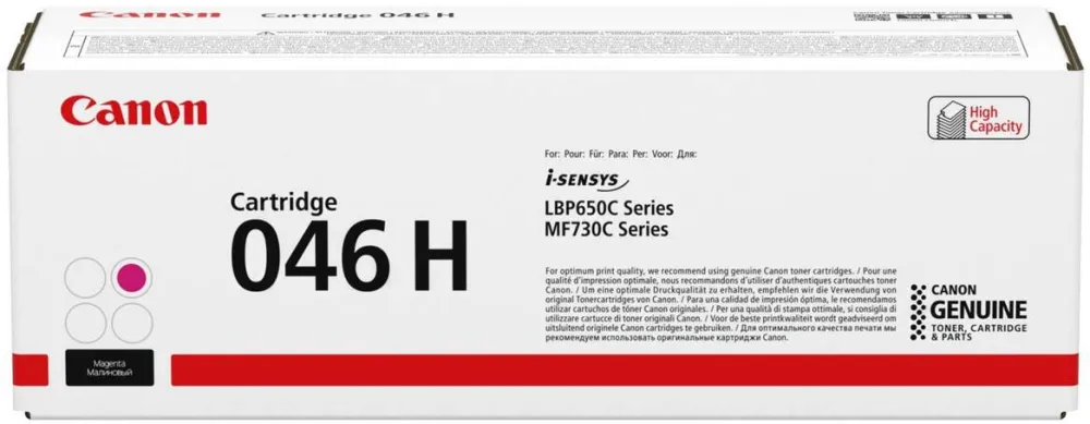 Toner imprimanta Canon 046 H Magenta