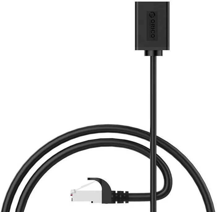 Accesoriu Retea Orico Prelungitor PUG-MTC6 RJ-45 Male la RJ-45 Female, 2m, negru