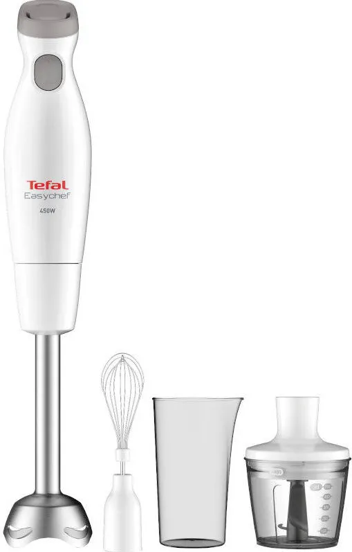 TEFAL Mixer vertical, HB453138 Easychef 3 in 1, 450W, 0.8 L || 0.5L