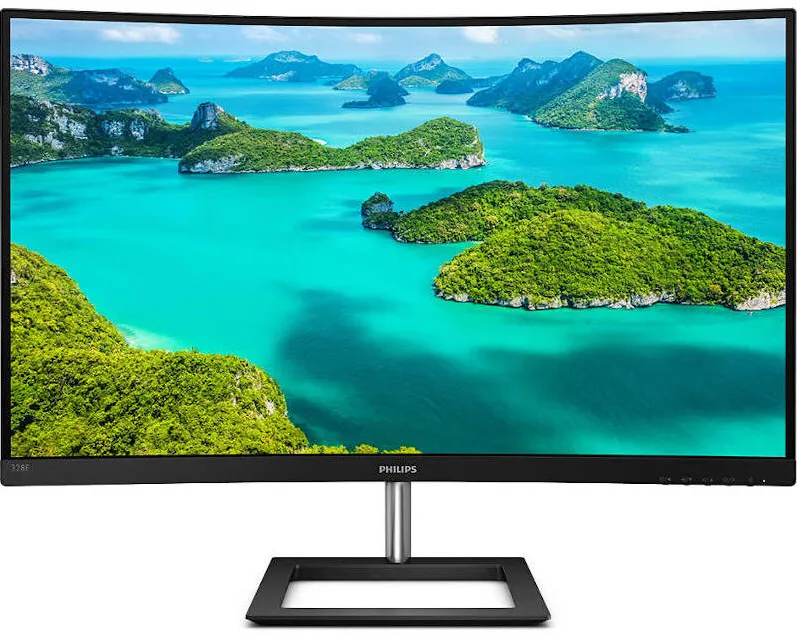 Monitor Philips 328E1CA Curbat 31.5 inch 4 ms Negru 60 Hz