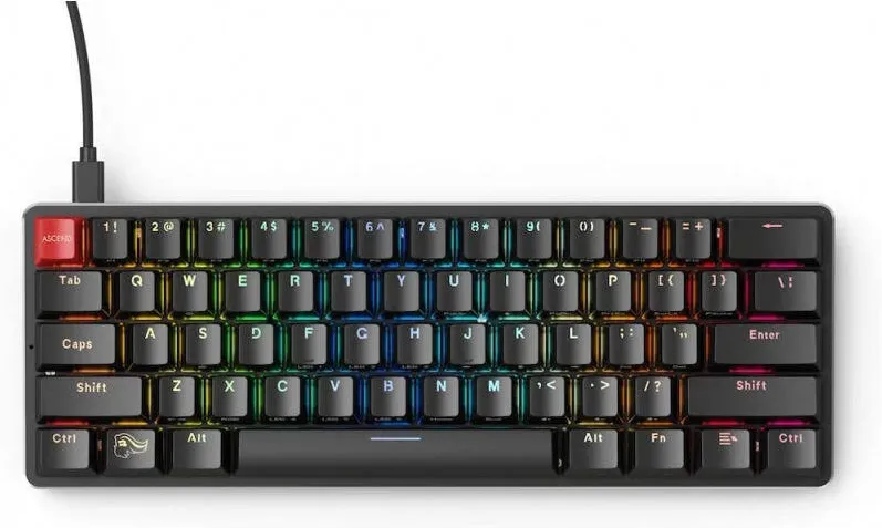 Tastatura Glorious Gaming PC Gaming Race GMMK Compact RGB Gateron Brown Mecanica