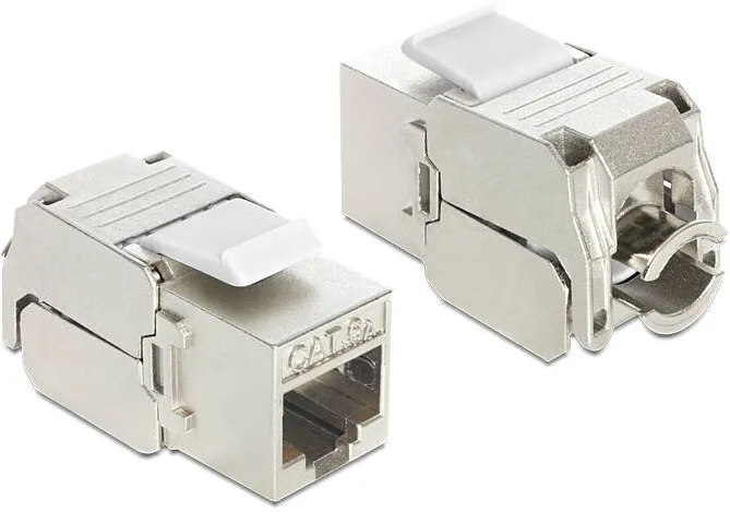 Adaptor DELOCK 86205, Modul Keystone, mufa RJ45 > LSA Cat.6A STP