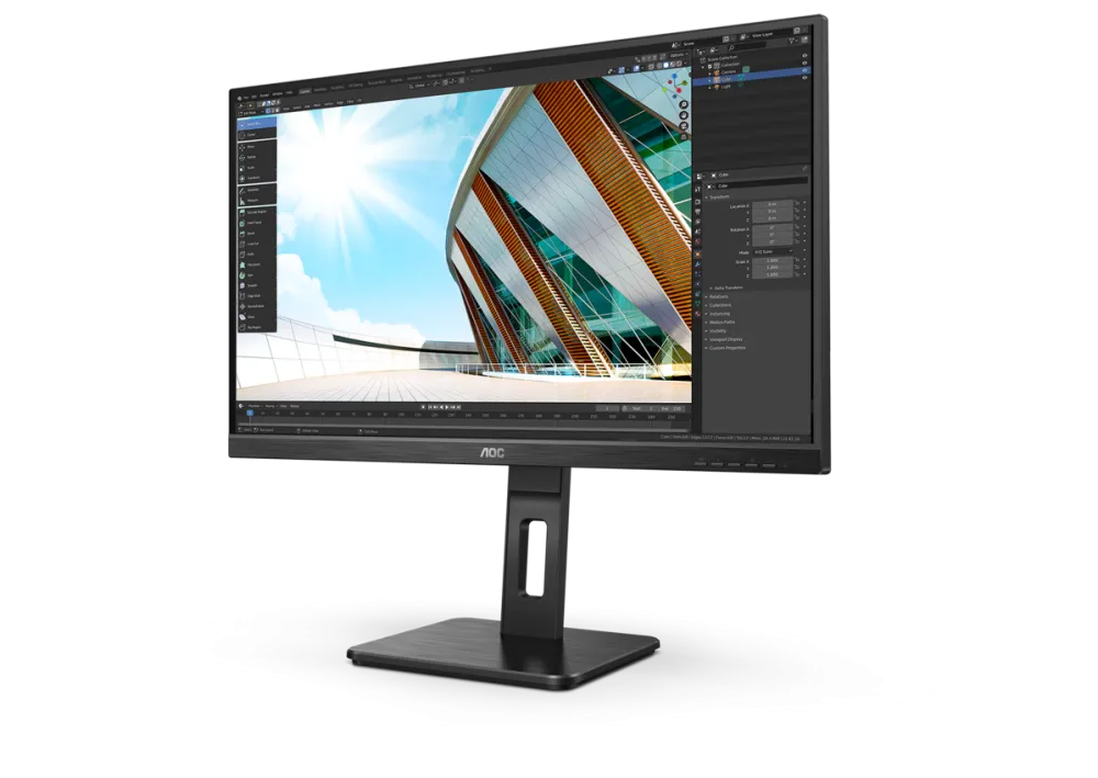 Monitor AOC 27P2Q 27 inch 4 ms Negru 75 Hz