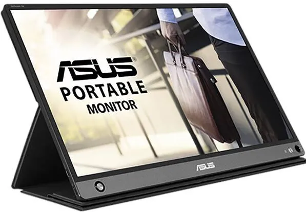 Monitor Asus USB Portabil MB16AZenScreen GO 15.6inch Full HD Baterie Incorporata Black