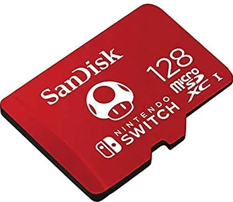 Card de Memorie SanDisk microSDXC pentru Nitendo Switch, UHS-I, Class 10, 128 GB