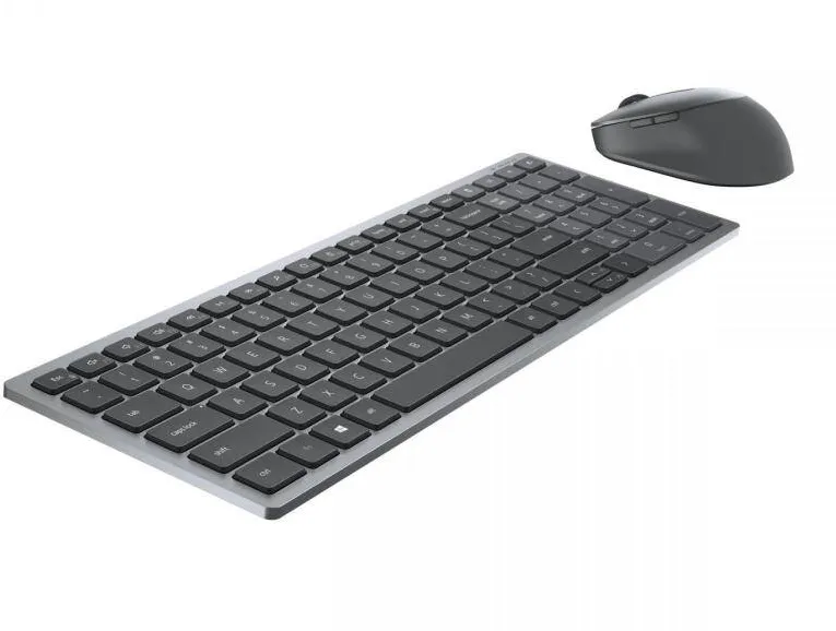 Kit Periferice Dell tastatura + mouse KM7120W, Wireless Titan Grey