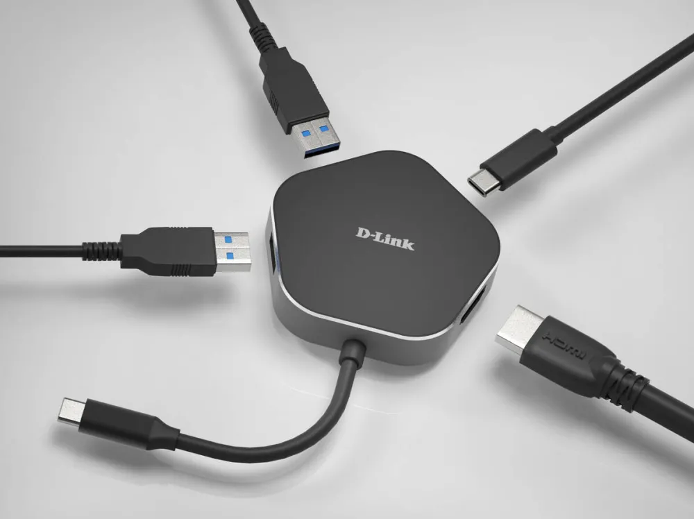 Docking Station D-Link 4-in-1 DUB-M420 USB Tip C