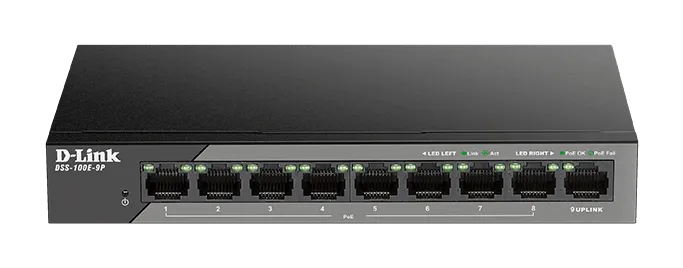 Switch D-Link DSS-100E-9P