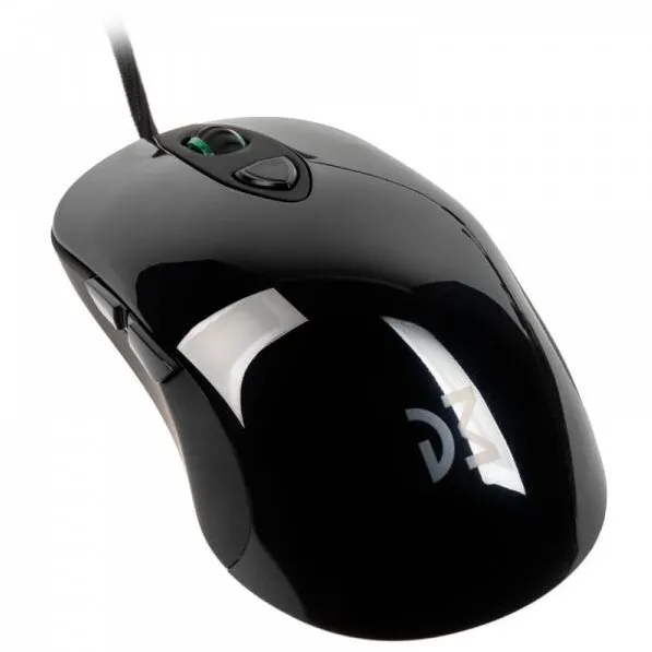 Mouse Dream Machines DM1 FPS Onyx Black Gaming - RGB, black, glossy