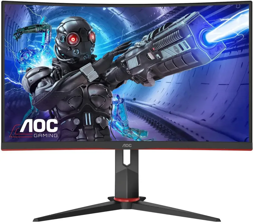 Monitor AOC LED Gaming C32G2ZE/BK Curbat 31.5 inch 1 ms Negru FreeSync Premium 240 Hz